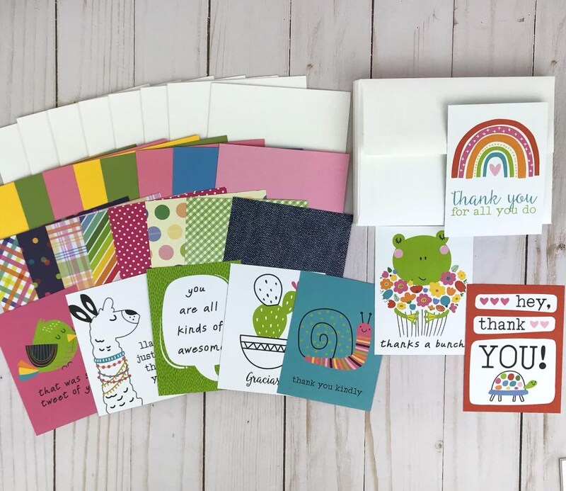 Thank You Card Making Kit for Adults, Handmade Card Kit DIY, Beginner Craft  Kit for Kids, Easy DIY Crafts, Cardmaking Kit, Card Kits to Make